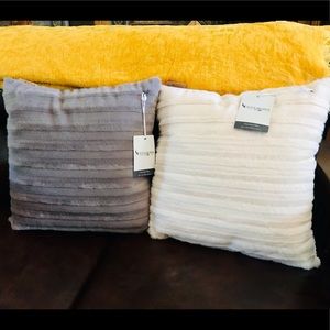 UGG KOOLABURRA- IVORY Pillow-20x20 super soft and chic! SOLD AS 2 NWT